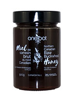 Oneroot Raw Buckwheat Honey 500g Front